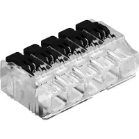 Obo Bettermann 2054425 61 HSK45 Flexibel: 0.02-4 mm² Massief: 0.02-2.5 mm² Aantal polen: 5 45 stuk(s) Transparant