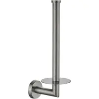 Guido Gusto Dubbele reserve rolhouder gun metal rond