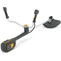 Stiga BC 700e B Kit Accu Bosmaaier | 7 serie | 0,5 kW | inductie | 38 cm | bike | TriArc | B&W | 1x 4.0Ah 48V E440 accu + C 430 F lader | Dubbel harnas