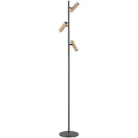 Highlight Vloerlamp Trend 3 lichts H 158 cm incl mini GU10 zwart goud