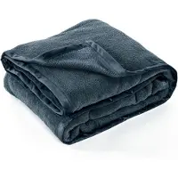 Tiseco HOME STUDIO - Plaid - LAMIS - 220x240 cm - Blauwe fusie