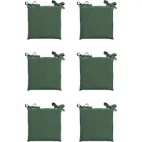 Madison - Zitkussen - Universeel - 6st - 46x46cm - Outdoor Check Green