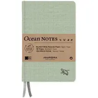 Aurora - Notitieboek aurora ocean a5 192blz lijn 80gr groen | 1 stuk | 4 stuks
