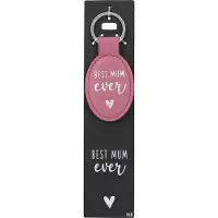 Depesche - Sleutelhanger "Do not forget me!" - motief 111 met de tekst "Best Mum Ever"