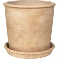 Broste Copenhagen Rolf bloempot beige Ø50cm - 14469052