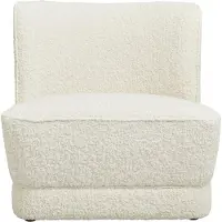 Jakobsdals Lounge Royal Boucle Fauteuil Gebroken Wit - Fauteuils Bouclé Offwhite - N812005-90