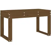 vidaXL Tuinbank 80x38x45 cm massief grenenhout honingbruin