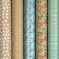 Benza CHARLIZE cadeaupapier - inpakpapier - 2 meter x 70 cm - 10 Rollen