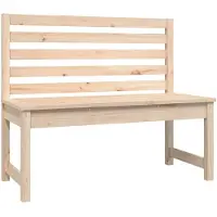 vidaXL Tuinbank 109 cm massief grenenhout