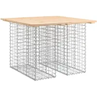 vidaXL - Tuinbank - schanskorfontwerp - 100x102x72 - cm - massief - grenenhout