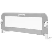 Goliving bedhekje – Bedhek – Bedrail – Inklapbaar bedrekje – 120 x 45 cm – Grijs