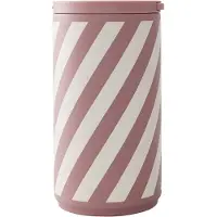 Design Letters Kids Life Kop Met Rietje Stripe - Mokken & kopjes Polypropyleen Berry Red - 30101024ARSTRIPE