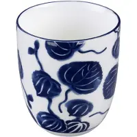 Tokyo Design Studio Flora Japonica Theekopje 17 Cl Ivy - Theekopjes Porselein Blue - 16727