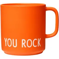 Design Letters lievelingsbeker met oor 25 cl Orange