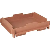 Broste Copenhagen Stacie Opbergbox Dienblad 34x44 Cm Bruin - Dienbladen Mdf Brown - 32000056