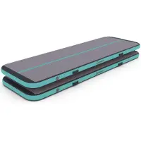 12Springs Airtrack set 12spring 300x100x10 cm standaard Mintgroen/grijs
