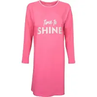 Temptation Dames Bigshirt - Time To Shine Print - Roze - Maat XL