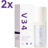 IVISMILE - V34 - Whitening Foam - Paarse Schuim - Tandpasta - 2 in 1 - 2x 30ml - DUOPAK