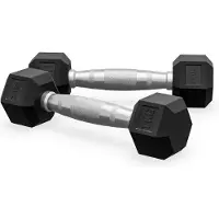 ZEUZ Hexa Dumbbells Set 2 x 1 KG – Dumbell - Hexagon Gewichten Dumbbellset – Krachttraining Dumbellset voor CrossFit & Fitness