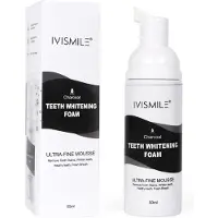 IVISMILE - Ultra Fine - Houtskool Tandpasta Schuim - Teeth Whitening Charcoal Foam - 50ml