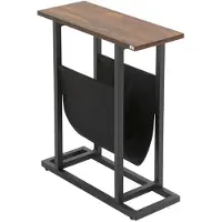 Zenzee Bijzettafel - Tafel - Tijdschriftenhouder - Industrieel ontwerp - 49 x 19 x 55cm