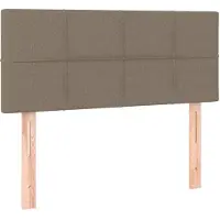 vidaXL Hoofdbord 80x5x78/88 cm stof taupe