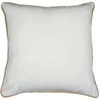 Mars & More kussen wit met jute bies 45x45cm*