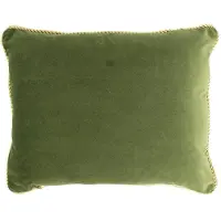 Mars & More half kussen fluweel goud appel groen 35x45cm