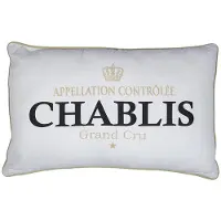 Mars & More kussen wijn chablis wit 40x60cm