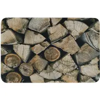Mars & More deurmat geklooft hout 75x50cm