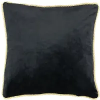 Mars & More kussen fluweel goud zwart 45x45cm