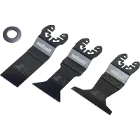 Wolfcraft Vibratiezagenset | Voor de droge montagebouw | "Standaard" | 3-delig | Universele centreerhals | 1 set - 8490000