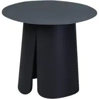 AVH-Collectie Barolo bijzettafel 45cm rond H39cm aluminium antraciet