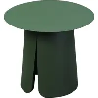 AVH-Collectie Barolo bijzettafel 45cm rond H39cm aluminium groen