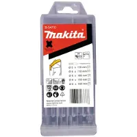 Makita Hamerborenset 5-delig SDS+ in Cassette B-54710 - 5/6/8x110 en 160 mm - B-54710