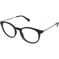 Polaroid PLD D496 50/19/145 Zwarte Polyester monturen UNISEX PLD D496