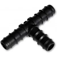 Bradas T-stuk – 3 x 20 mm slangtule – Slangsplitser – Voor tuin- en irrigatiesystemen