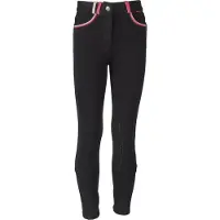 Red Horse Horka - Junior Rijbroek Ola Slim Fit FW22 - Zwart - Maat 140