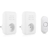 Byron gong – plugin – doorvoer – penaarde – 2 x 150 m – wit