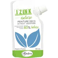 Aladine plakkaatverf Izink Nature 80 ml azuurblauw creatief.
