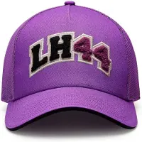 Mercedes LH44 Trucker Cap Paars - Lewis Hamilton -