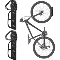 Pricenet Muurbeugel Voor Fiets - Inclusief bevestigingsmateriaal - Ophangsysteem - Muurhaak - Wandhouder - 2 stuks