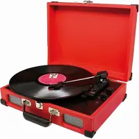Soundmaster PL580RO– Koffermodel platenspeler met ingebouwde speakers