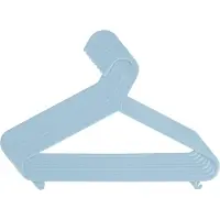 Bieco Kledinghangerset van 8, oud-roze
