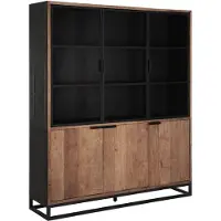 DTP Home Cosmo vitrinekast teakhout 180x45x215cm