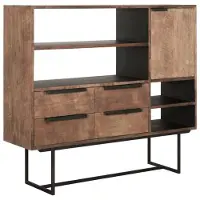 DTP Home Odeon dressoir teakhout 136x40x120cm
