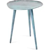 Benoa Sidetable blauw patina 34,5 (set of 2)
