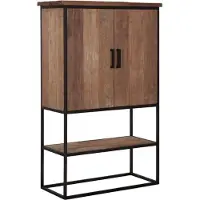 DTP Home Timeless wandkast teakhout 90x40x140cm