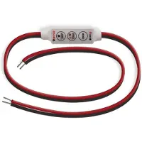 Velleman CHLSC3, Dimmer, 120 W, met knoppen, zwart, rood, 40 mm, 8 mm