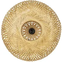 Mars & More bamboe wandlamp 32cm (incl. elec. snoer)*
